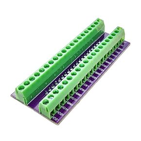 Screw Terminal Block Shield for Raspberry Pi, Female Header Breakout Board, 3.5mm Pitch, Compatible with Raspberry Pi 5/3B+/3B/3A+/2B/1B+/Zero/Zero W/Zero 2 W