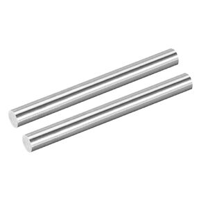 uxcell 2Pcs 304 Stainless Steel Rods, 18mm x 204mm Metal Solid Shaft Round Rod Lathe Bar Stock for Model Plane Cars Ship DIY Craft Metal Working