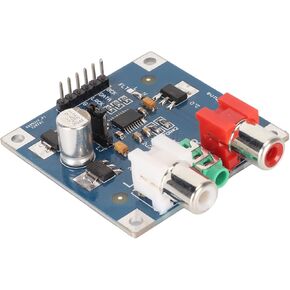 DAC Decoder Board for Power Amplifier, PCM5102 PCM5102A DAC Decoder, I2S Input 32bit 384K with 3.5 Headphone Output.