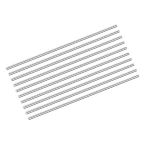 uxcell 5Pcs 304 Stainless Steel Rods, 4.8mm x 407mm Metal Solid Shaft Round Rod Lathe Bar Stock for Model Plane Cars Ship DIY Craft Metal Working
