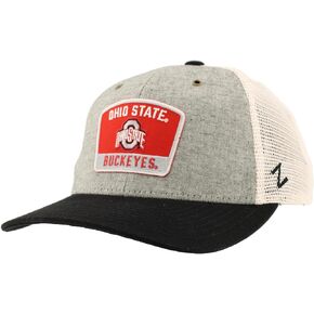 ZHATS Standard NCAA Officially Licensed Hat Snapback Dylan Patch Switch, Heather, One Size