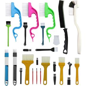 26Pcs Small Cleaning Brush,Crevice Cleaning Brushes Small Spaces,Gap Cleaning Tool Set,Window Groove Cleaning Brush,Crevice Cleaning Tool