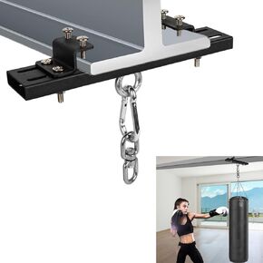 Heavy Duty Beam Clamp Hanger Mount, Punching Bag Hanger, Heavy Bag Mount 360° Rotation Suitable for I or H Beam Clamps