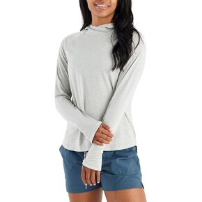 Free Fly Women's Elevate Hoodie - UPF 30+ Sun Protection Beach Clothing, Moisture Wicking, Long Sleeve Sun Shirt for Women