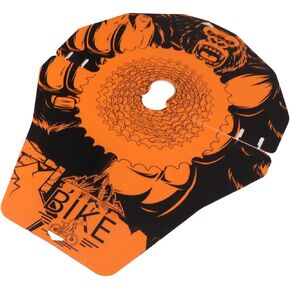 Mountain Bike Disc Brake Covers, 2Pcs Bicycle Wash Cover PP Oil Stain Prevention Wear Resistance Wheel Disc Brake Cover for MTB (Gorilla Type)