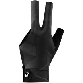 TINAYAUE 3 Fingers Billiard Gloves Unisex Left Hand Non Slip Single Glove Breathable Obstacle Billiards Pool Gloves Durable Billiards Pool Glove Snooker Sports Hand Wear Accessory