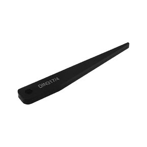 الانجراف المستدق من الفولاذ الكربوني لأكمام مثقاب المخرطة Morse Taper MT4 - أداة دقيقة لإعداد المخرطة وصيانتها (قطعتان)