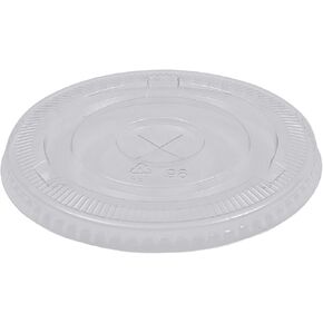 Boardwalk BWKPETSTRAW 16 oz. - 24 oz. PET Cold Cup Lids - Clear (1000/Carton)