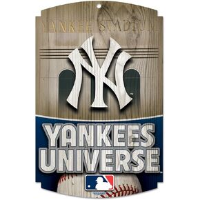 MLB New York Yankees Wood Signs