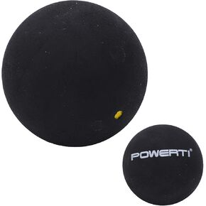 Shanrya Sports Squash Ball, Squash Balls High Bounce for Training for Competition(Single Yellow dot)