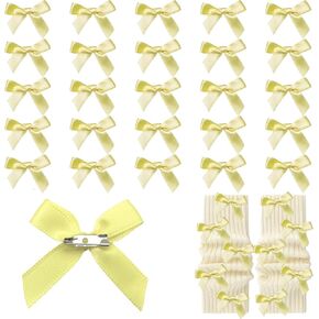 30pcs Bow Charms for Socks Mini Ribbon Bow Junk Socks Charms Brooch Pins Girly Y2K Decorative Pins for Shoes Shirts Hats Socks Gloves Crafts Coquette Safety Pins Accessories Bulk