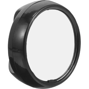 Stick On Cubicle Mirror- Computer/Laptop Monitor Rear View Mirror, Blind Spot Mirror, Round Glass Convex Rear View Mirror Stick On Mirror for Computer Monitor