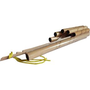 Full Funk Thailand Hand Crafted Bamboo Chin Wind Flute 8" in Northeastern Region