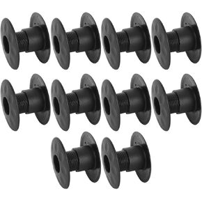 Qiilu Foosball Rod Bearings Foosball Table Bearings Black 10 Pair Tabletop Foosball Bushings Table Football Bearing Rods Foosball Fun Games sories