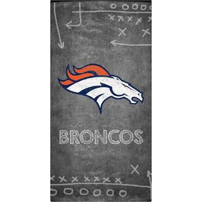 Fan Creations NFL Denver Broncos Unisex Denver Broncos Chalk Playbook Sign, Team Color, 6 x 12