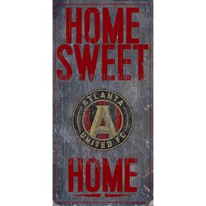 Fan Creations MLS Atlanta United Unisex Atlanta United Home Sweet Home Sign, Team Color, 6 x 12