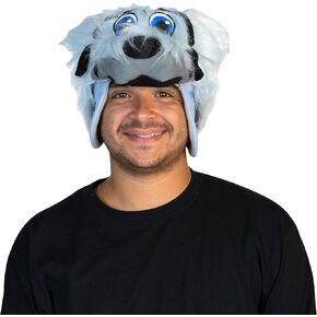 Rasta Imposta Louie Mascot Trapper Hat NHL Ice Hockey St. Louis Blues Sports Fan Gear, Adult One Size