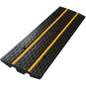 Driveway Curb Ramps 2.5 Inch High 1 Pack Heavy Duty Rubber Car Kerb Ramp 10 Ton Capacity for Loading Dock Garage Sidewalk Truck Scooter Wheelchair Mobility Curb Ramps (48" Long, 1 Pack)