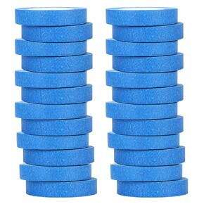 Blue Painters Tape,1 Inch x 55 Yards-24 Rolls,Multi-Surface Painter's Tape Blue Masking Tape for Walls,Paint Tape with Medium Adhesive Backing,Easy Removal,Ideal for Painting,Home Improvement,Crafting