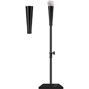 Portable Batting Tee, Height Adjustable Softball Baseball Hitting Tee, Portable Easy Assemble Baseball Tee with Rubber Top, Metal Sturdy Base Softball Tee for Kids Adults Practice