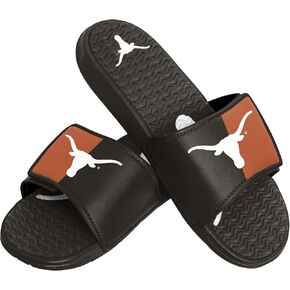 FOCO Texas Longhorns NCAA Mens Colorblock Big Logo Gel Slide - S
