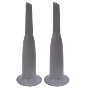 2Pcs Oscilloscope Probe Plastic Protective Cover Universal Protective Probe with Hook Gray