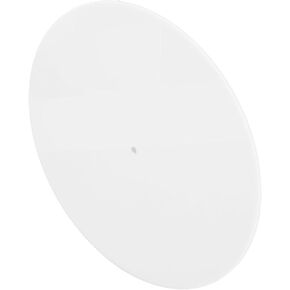 Turntable Mat Record Platter Slipmat, Platter Slipmat for 12 Vintage Record Player, Reduces Noise From Static Dust (White)