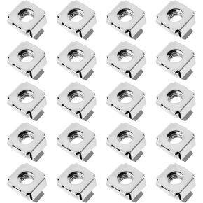 20pcs M8 Cage Nuts 304 Stainless Steel Nuts Assembly Kit for Network Cabinets Server Cabinets Electronics Casings Racks Silver in Kuwait