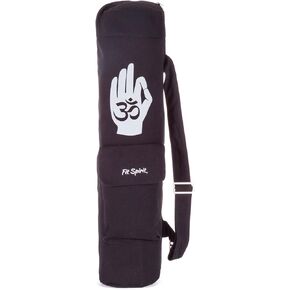 FIT SPIRIT Exercise Yoga Mat Gym Bag with 2 Cargo Pockets