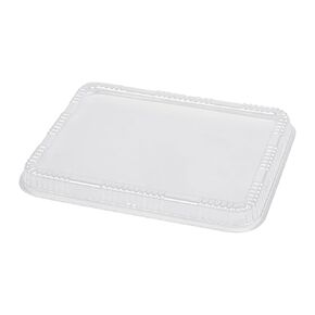 Restaurantware-LIDS ONLY: 9.9 x 7.5 x 0.9 Inch Clear Lids For Bento Boxes, 100 Disposable Container Lids - Bento Boxes Sold Separately, Tight Seal, Clear Plastic Lids, Ideal For Take Out