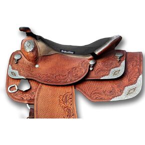ComfortRider Saddle Cushion - New Version, Thicker Memory Shock-Absorbing Seat Pad for Western Saddles by OrthoRide Upgraded Internal Cushion.