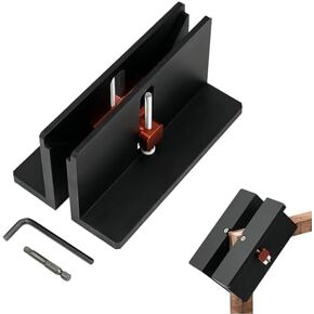 Right Angle Spline Jig for Woodworking, Adjustable Spline Jig Aluminum Alloy Right Angle Spline Fixture with Wide Clamping Range Suitable for Home Furniture Photo Frames Drawer Slotting