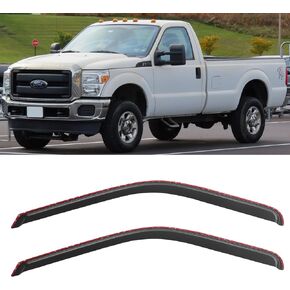 Rain Guards for Ford F150 2015-2023 SuperCrew, Window Vent Visors Shades Wind Deflectors for 17-23 F-150 Raptor F250 F350 F450 F550 Super Duty SuperCrew