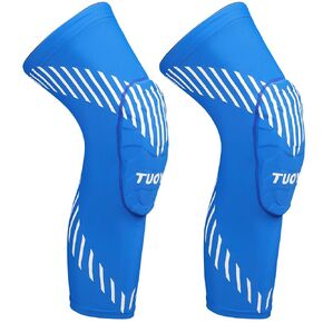 TUOY Compression Knee Pads Knee Protection Padding Brace (1 Pair)