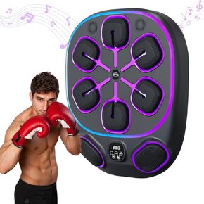 2025 Music Boxing Machine for Adults, Boxing Music Machine with Gloves, Boxing Sound Machine for Kids, One Punch, Music Punching Machine, Boxing Wall Mount Music, Beat Punch Musical Boxing