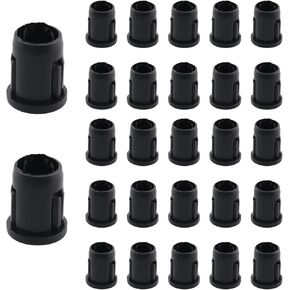 100PCS Plastic Lampholder Lampshade 5mm Bulb Socket Lamp Light Emitting Diode Holder Plastic Bezel Mount LED Clip Black