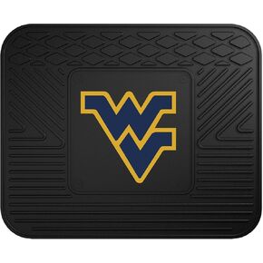 FANMATS NCAA West Virginia University Mountaineers Vinyl Utility Mat , 14"x17"