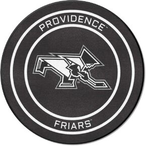 FANMATS 19547 Providence College Friars Hockey Puck Shaped Rug - 27in. Diameter, Hockey Puck Design, Sports Fan Accent Rug