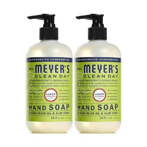 Mrs. Meyer's Lemon Verbena Liquid Hand Soap, Cruelty-Free and Biodegradable Hand Wash Formula Made with Essential Oils,16 oz.