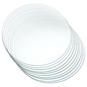 PATIKIL 150mm Diameter Watch Glass, 10 Packs Beaker Cover Smooth Edges Chamfered Arc for Laboratory, Transparent