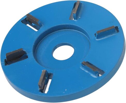 FLEXMAN 6 Teeth Wood Turbo Carving Disc, 3.5 Alloy Steel Grinder Milling Cutter, Stump Remover Wood Carving Disc Grinding Wheel for Hardwood Root Carving (Curved Blade) in Kuwait