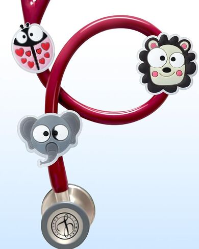 Plifal 5 Pieces Stethoscope Charm Tag for Nurse - Cute Sea Animals Stethoscope Charm Label Fit for Littmann Funny Tropical Accessories, Present for Pediatric Doctor, Medical Worker, Nursing Graduation in Saudi Arabia