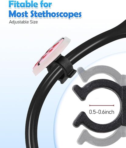 Plifal 5 Pieces Stethoscope Charm Tag for Nurse - Cute Sea Animals Stethoscope Charm Label Fit for Littmann Funny Tropical Accessories, Present for Pediatric Doctor, Medical Worker, Nursing Graduation in Saudi Arabia