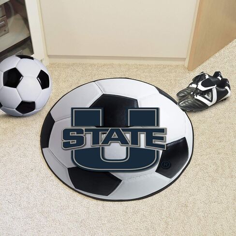 FANMATS 2534 Utah State University All-Star Mat | Navy | 33.75"x42.5" | U State Primary Logo in Saudi Arabia