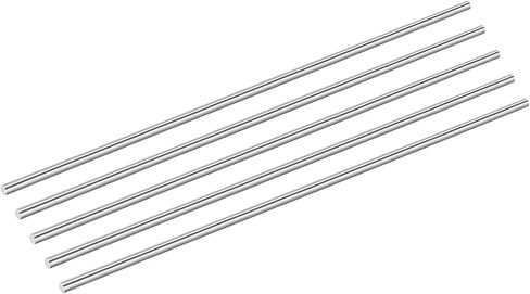 uxcell 5Pcs 304 Stainless Steel Rods, 7.5mm x 407mm Metal Solid Shaft Round Rod Lathe Bar Stock for Model Plane Cars Ship DIY Craft Metal Working in Saudi Arabia