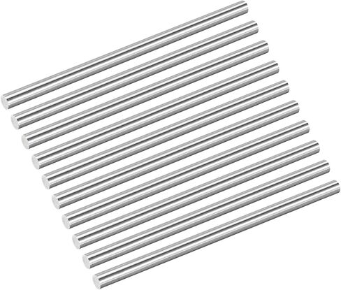 uxcell 5Pcs 304 Stainless Steel Rods, 4.8mm x 407mm Metal Solid Shaft Round Rod Lathe Bar Stock for Model Plane Cars Ship DIY Craft Metal Working in Saudi Arabia