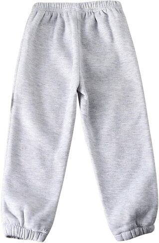 Girl's Elastic Waist Sweatpants Soft Comfy Trendy Casual Jogger Pants Long Trousers in Saudi Arabia