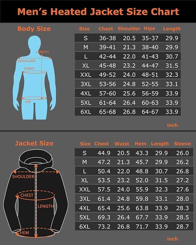 سترة Venustas للرجال (أسود، X-Large) مع حزمة بطارية مطورة، بالإضافة إلى محول شحن سريع بقدرة 35 وات، حتى 20 ساعة من وقت التشغيل in Kuwait