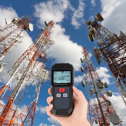 EMF متر مراقبة الإشعاع الكهرومغناطيسي المحمولة EMF تستر حساسية عالية 5 هرتز-3500 ميجا هرتز in Kuwait