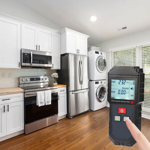 EMF متر مراقبة الإشعاع الكهرومغناطيسي المحمولة EMF تستر حساسية عالية 5 هرتز-3500 ميجا هرتز in Kuwait